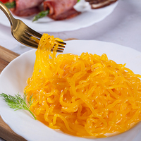Chinese Ketogenic Instant Foods Slim Thin Weight Low Carbs Low Calorie Low Fat Sugar Free Wet Carrot Konnyaku Noodles Spaghetti