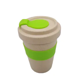 Biểu Tượng Tùy Chỉnh 16Oz Xách Tay Silicone Cao Su Màu Đen Cà Phê Du Lịch Cốc Cốc Nước Uống Với Nắp Và Cà Phê Cốc Hộp Quà Tặng