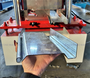 0.7-1.5mm Galvanized Steel Automatic Roller <b>Shutter</b> Door Bottom Beam Plate Making Forming Machine - Product Image 2