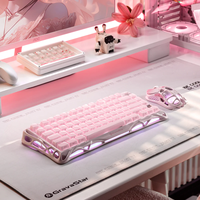 Nouveau clavier de jeu mécanique Mercury K1 édition spéciale en alliage d'aluminium, disposition 75%, tri-mode, éclairage RVB personnalisé, gravure latérale