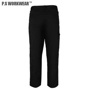 Pantalones negros largos Ropa DE TRABAJO Rodilleras Ajuste regular personalizado Pantalones tácticos ejecutivos Pantalones casuales de carga - Product Image 4
