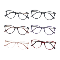 Montura de gafas Tr90 de nuevo diseño, montura de gafas ópticas de ojo de gato para mujer, montura de gafas ópticas de ojo de gato de la mejor calidad para mujer