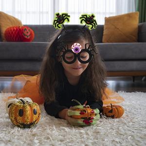 Lunettes citrouille d'Halloween pour enfants et adultes Décorations <span class=keywords><strong>de</strong></span> fête <span class=keywords><strong>de</strong></span> festival fantôme Accessoires <span class=keywords><strong>photo</strong></span> et cadres <span class=keywords><strong>de</strong></span> lunettes drôles - Product Image 3