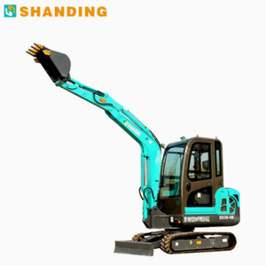 Factory wholesale Mini Excavator 3Ton Kubota Engine Mini Digger EURO5 Garden 1 Ton 2 Ton Excavator Home Micro Excavator - Product Image 2