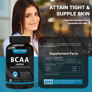 Bcaa Sport Products Capsule d'acide aminé BCAA Gain de poids Suppléments de créatine Capsules BCAA - Product Image 5