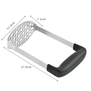 Prix usine en acier inoxydable manuel <span class=keywords><strong>presse</strong></span> alimentaire <span class=keywords><strong>presse</strong></span> <span class=keywords><strong>presse</strong></span> pour avocat pomme de terre bébé nourriture hôtel cuisine outil - Product Image 6