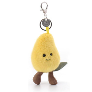 Llavero de Peluche Suave y Adorable con Forma de <span class=keywords><strong>Mango</strong></span> y Patas, Adorno Colgante para Mochila Escolar, Regalo para Niñas, Barato, 8542 - Product Image 4