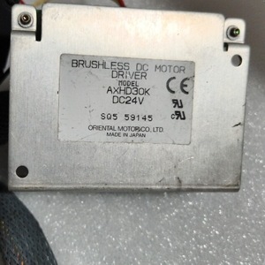 มอเตอร์ Oriental Motor Axhd30k แบบไร้แปรงถ่าน พร้อมไดรเวอร์ DC 24V ผลิตในประเทศญี่ปุ่น - Product Image 1