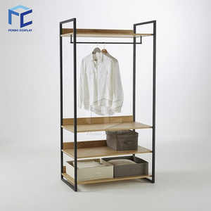 Unique Design Metal Stable Floor Standing <strong>Used</strong> <strong>Clothing</strong> <strong>Display</strong> <strong>Racks</strong> for Sale - Product Image 6