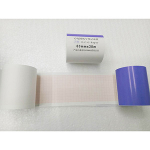 กระดาษ ECG ขนาด 63 มม. x 30 ม. ลายตาราง สำหรับเครื่องพิมพ์ความร้อน ECG - Product Image 1