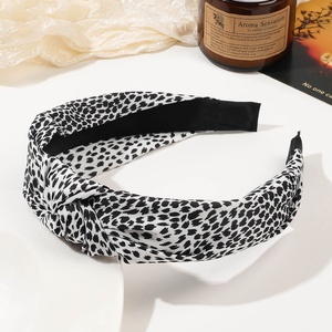 BELLEWORLD波西米亚豹纹发带宽头带多色发带碎花发带扭曲打结配件 - Product Image 4