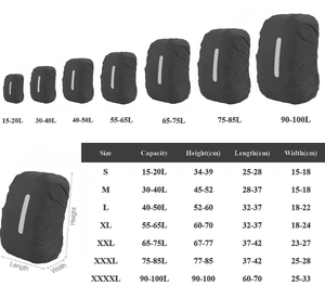 Funda Impermeable Reflectante para Mochila Pequeña, para Senderismo, Camping y Viajes al Aire Libre - Product Image 2