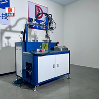 Machine de distribution semi-automatique de colle époxy cristalline avec moteur et pompe PLC pour le scellement de redresseurs