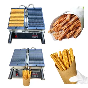 Stick Waffle Machine Commercial Snack máquina elétrica Lolly Waffle Sticks Maker com CE