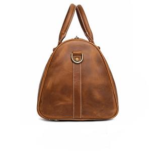 Sac de voyage léger en cuir PU de qualité supérieure avec fermeture à glissière, fabriqué à la main pour hommes et femmes, pour le sport, les voyages et les affaires - Product Image 2