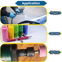 Régulateur de pression d'air numérique de qualité supérieure 120 PSI Contrôleur de débit d'air pour pistolets à peinture
