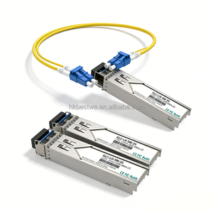 โมดูล SFP ไฟเบอร์ออปติกแบบโหมดเดี่ยว พอร์ตคู่ LC 1310nm ระยะส่ง 20 กม. สำหรับสวิตช์ไฟเบอร์ออปติก ยอดนิยม - Product Image 2