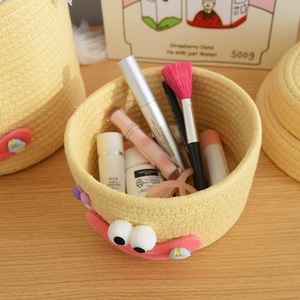 Panier de rangement créatif pour bureau, organisateur de collations et de petits objets, panier en tissu tressé pour la maison et le salon - Product Image 4