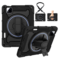 Casing Tablet 3in1 Anti Benturan dan Tahan Banting dengan Dudukan Putar 360 Derajat untuk Xiaomi Pad 7/7 Pro/pad 8/8 Pro/poco Pad X1