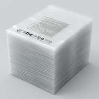Sacs en plastique transparent multi-usages, résistants à l'humidité, en PE, pour l'emballage de composants et d'outils de quincaillerie