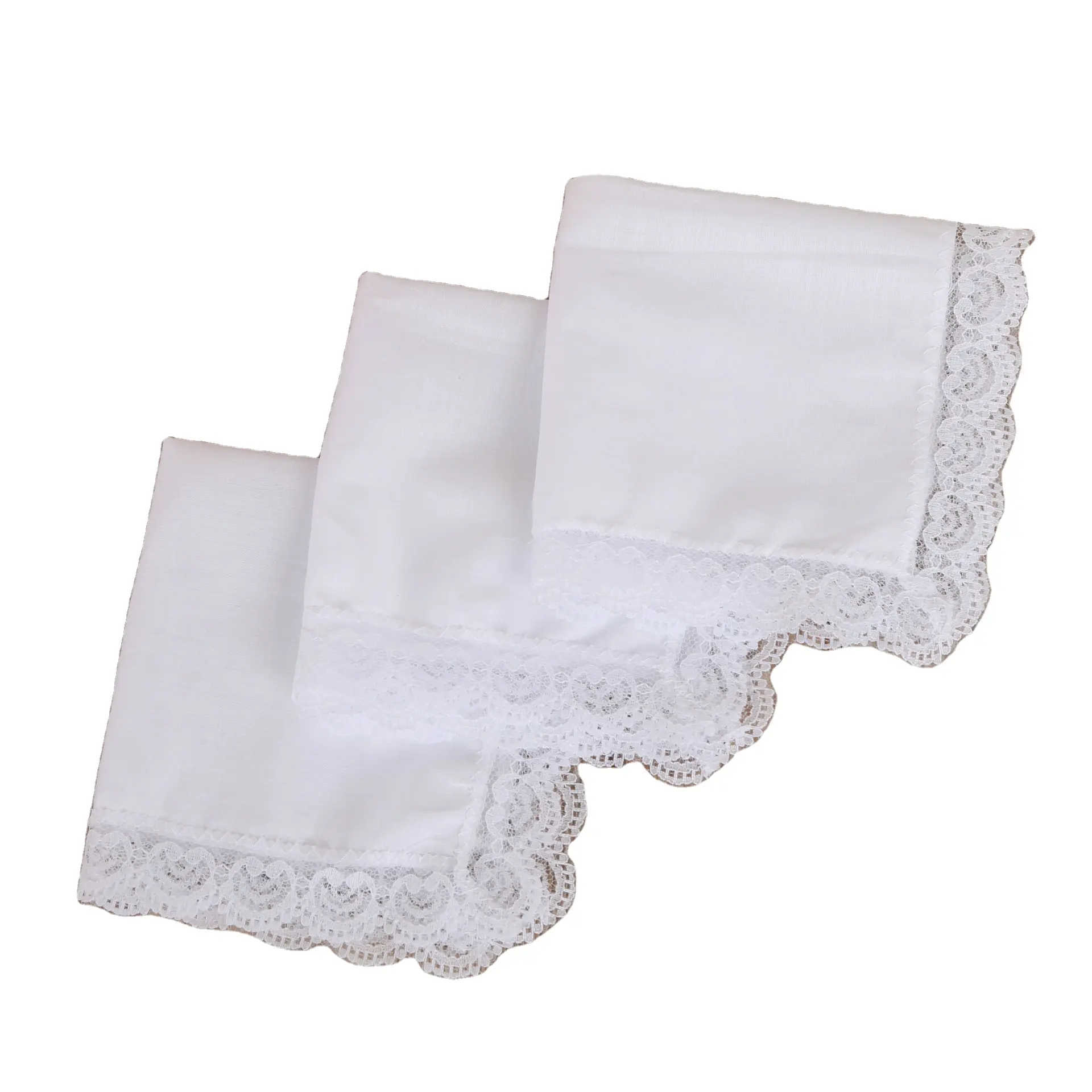 FUBU Pure cotton white lace 100% Cotton handkerchief European and American white square towel handmade graffiti custom