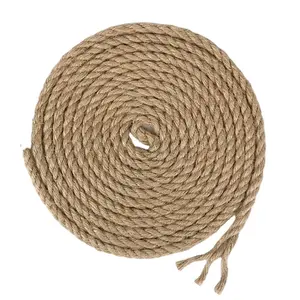 100% corda intrecciata in iuta naturale resistente da 1mm a 50mm decorazione fai da te e corda di Sisal/iuta riciclabile