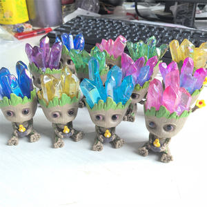 بيع بالجملة عينات كريستال طبيعية ملونة حرف grots Aura ديكورات لهدايا ديكور المنزل - Product Image 5