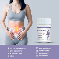 Yoni Pops OEM, poudre naturelle biologique à base de plantes, vente en gros, détox vaginale, capsules gynécologiques, suppositoires à l'acide borique, vagin