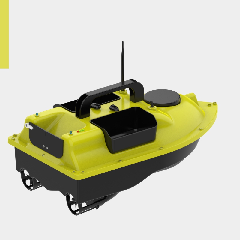 Bateau de pêche télécommandé, 500 m, bateau d'appât RC intelligent pour la pêche à la carpe, appât sans fil, détecteur de poissons, veilleuse LED, pour étangs, lacs