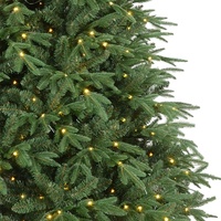 Nouvel arbre de noël de luxe pré-éclairé, vente en gros, 6 pieds, 7 pieds, 8 pieds, 2023