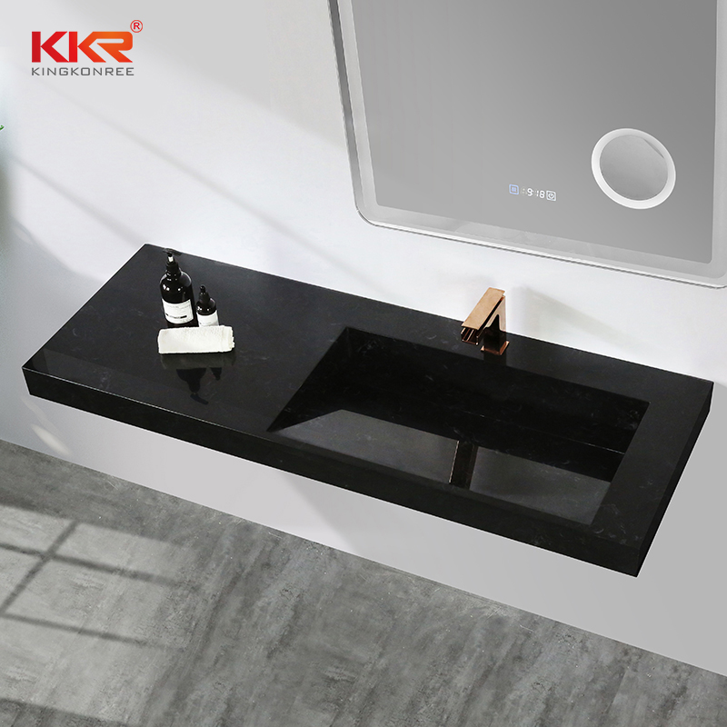black modern sinks for bathrooms