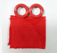 Œillets métalliques émaillés ronds personnalisés Oeko-Tex avec logo gravé