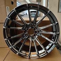Jantes 17X9.5 Classic Full Engraved Chrome 10 trous PCD 100/114.3, procédé de moulage, pour BMW Ford