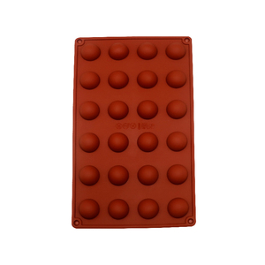 <span class=keywords><strong>Molde</strong></span> Redondo de Silicona de 24 Cavidades, Media Esfera para Pasteles, Gelatina, Pudín, Artículos Hechos a Mano para Uso Doméstico - Product Image 4