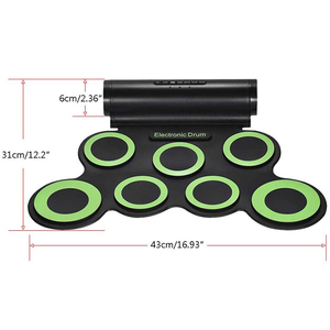 Juguetes Pequeños Educativos para Niños, Instrumentos Musicales Usados, Juego de Batería, Batería Electrónica Infantil - Product Image 4