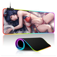 Logo personnalisé chargeur sans fil tapis de souris tapis de souris de jeu tapis de souris de bureau sublimation xxl grand tapis de souris de jeu led rgb