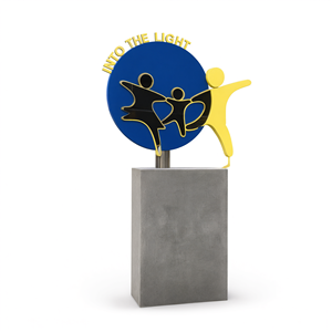 Escultura Pública de Acero Inoxidable Personalizada para Centro de Cuidado, Arte Moderno para Exteriores - Product Image 2