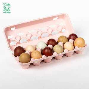 Papel desechable biodegradable rosa, <span class=keywords><strong>cajas</strong></span> <span class=keywords><strong>de</strong></span> cartón <span class=keywords><strong>de</strong></span> <span class=keywords><strong>huevos</strong></span> <span class=keywords><strong>de</strong></span> 12 unidades <span class=keywords><strong>para</strong></span> <span class=keywords><strong>huevos</strong></span> <span class=keywords><strong>de</strong></span> <span class=keywords><strong>gallina</strong></span>, 12 agujeros, venta al por mayor a granel con agujeros - Product Image 2