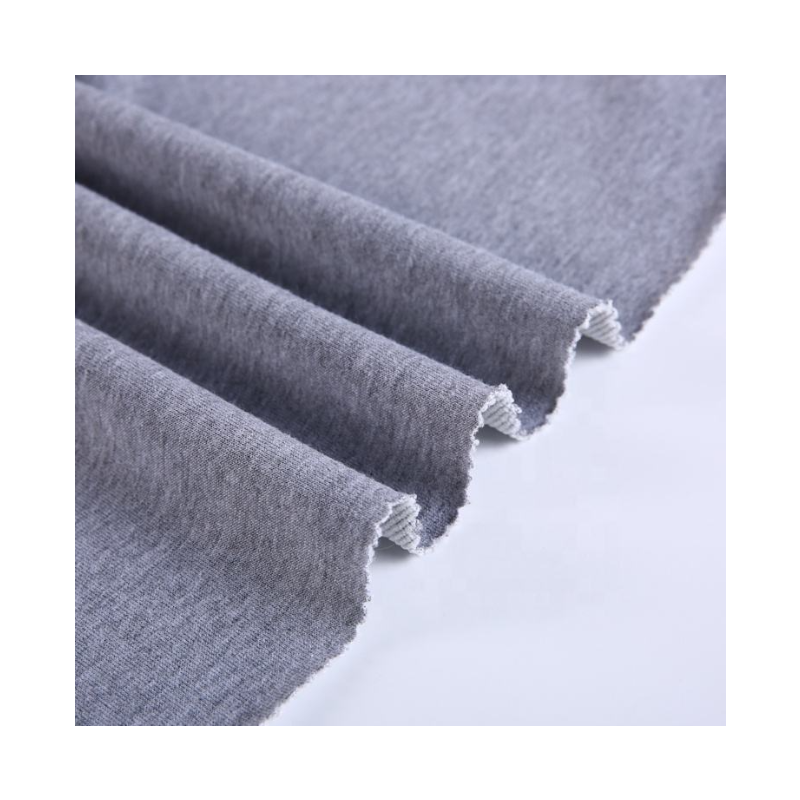 Высококачественная трикотажная французская махровая ткань из хлопка и полиэстера 290 г/м2 для женщин и мужчин, спортивная одежда