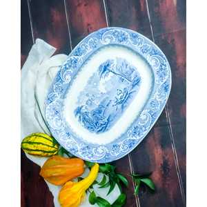 Vassoio Ovale Decorativo Leggero Rhyne Blue per Uso Paesaggistico Shopify - Product Image 4