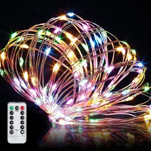 Luzes de led coloridas de fadas, à prova d' água, corda decorativa, para áreas externas, para pátio, jardim, portão, festa, natal