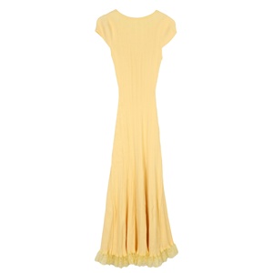 New Arrival Slim Fit Short Sleeve Dress Women's Charming and Elegant Long <strong>Knit</strong> <strong>Dres</strong> - Product Image 2