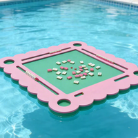 Table de Mahjong Flottante pour Piscine, Hôtel, Maison, Jeu Aquatique Extérieur, Table de Dominos, Tapis de Mahjong Étanche, Tables de Jeu Flottantes
