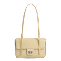 Sac bandoulière carré rétro au design unique en polyester, simplicité urbaine, sophistiqué, polyvalent, chic et minimaliste