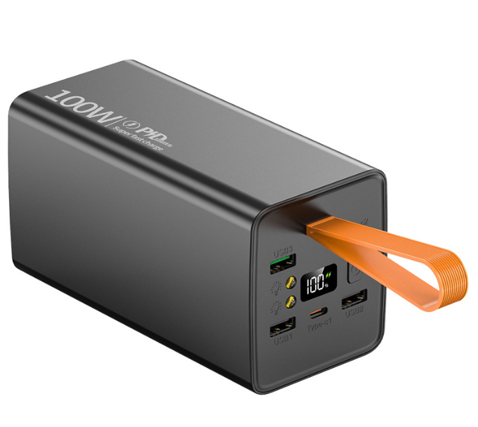 PD100W 50000mah Portable Battery Powerbank Station 50000mah 60000 Mah Power  Bank for Laptop