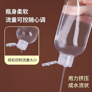 Bouteilles en plastique à bouchon rabattable 10-500ml avec bouchons papillon pour lotions et cosmétiques, flacon souple en PET pour le stockage - Product Image 1