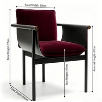 Chaise d'appoint en cuir de luxe pour salle à manger, prix de gros, chaise de salle à manger élégante en cuir de qualité supérieure