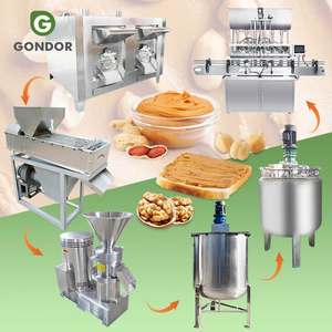 Chaîne de production entièrement automatique pour la fabrication de pâte de houmous aux noix de cajou et de beurre de cacahuète, avec usine intégrée - Product Image 1