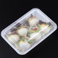 Contenants de stockage alimentaire en plastique blanc de 42 oz (1250 ml) avec couvercles, boîte à bento jetable, empilable, compatible micro-ondes/lave-vaisselle