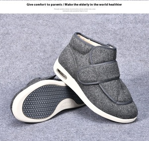 Zapatos para diabéticos youyun para ancianos, zapatos para pie zambo, ejercicio para caminar, rehabilitación de pie ancho hinchado, fabricante profesional - Product Image 2